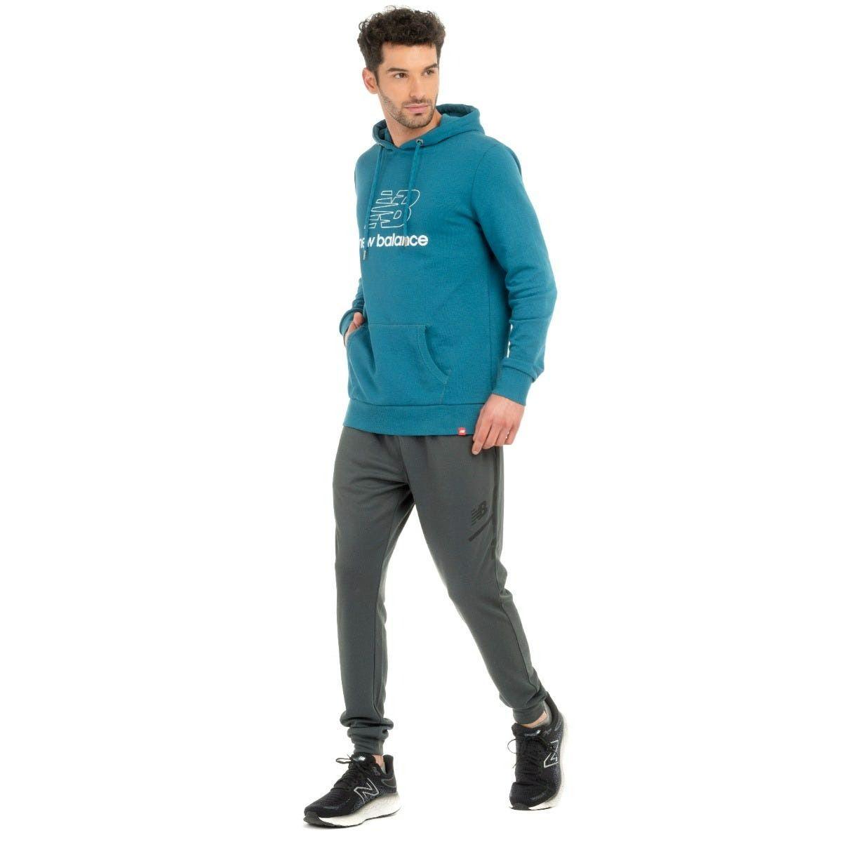 Polerón Hombre New Balance MPHL2201DM Azul Petróleo-2