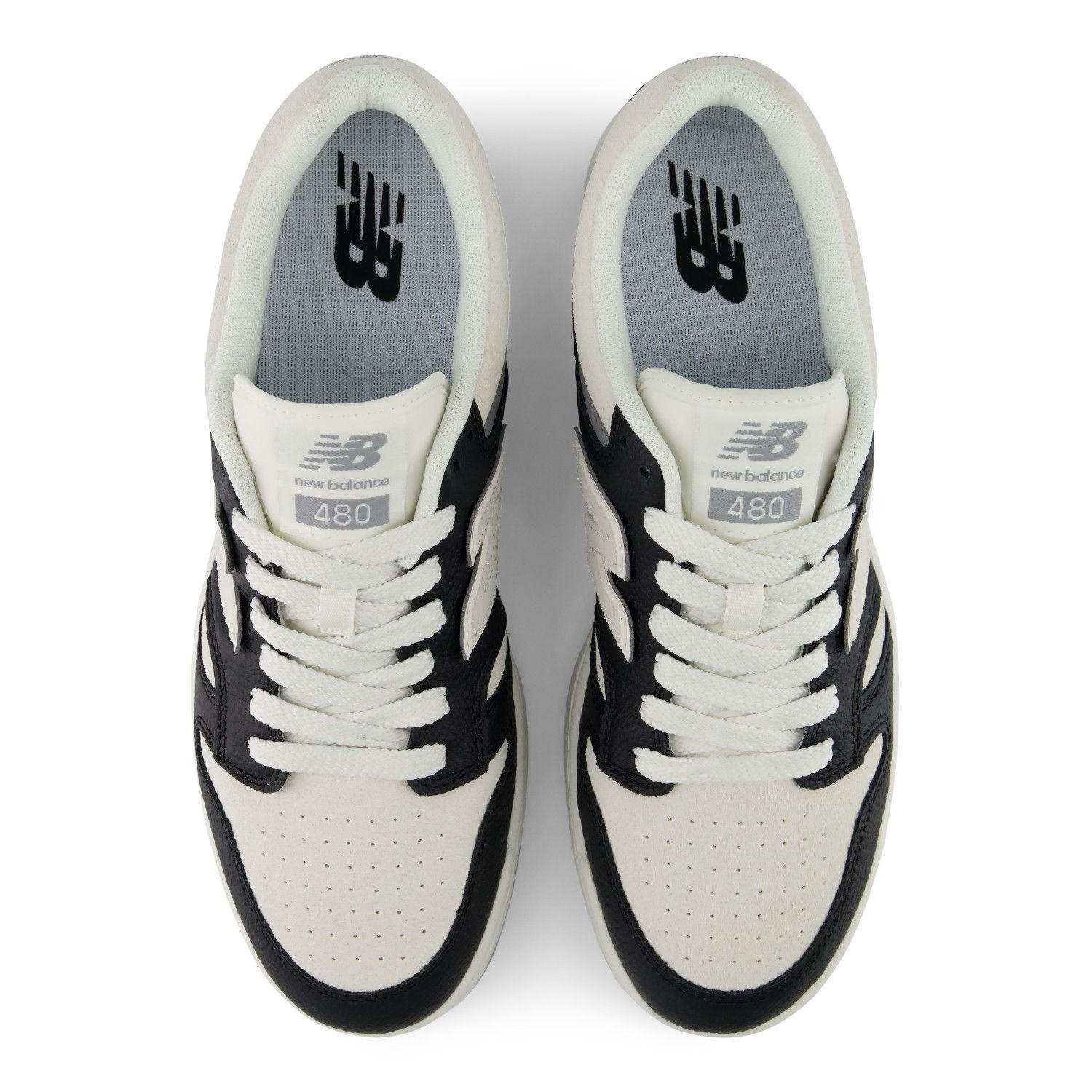 Zapatillas Urbanas Unisex New Balance 480 Negras/Beige-2