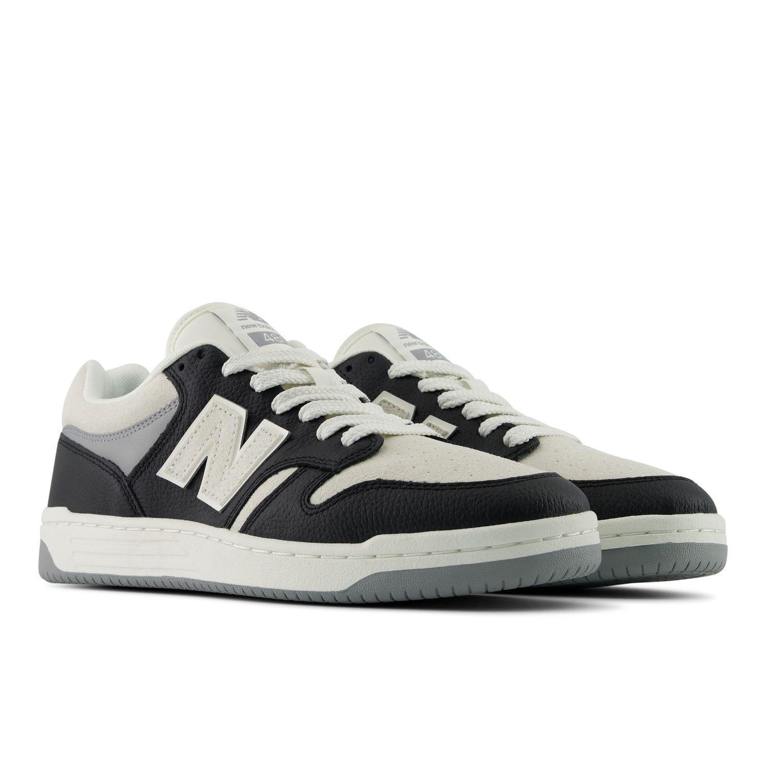 Zapatillas Urbanas Unisex New Balance 480 Negras/Beige-3