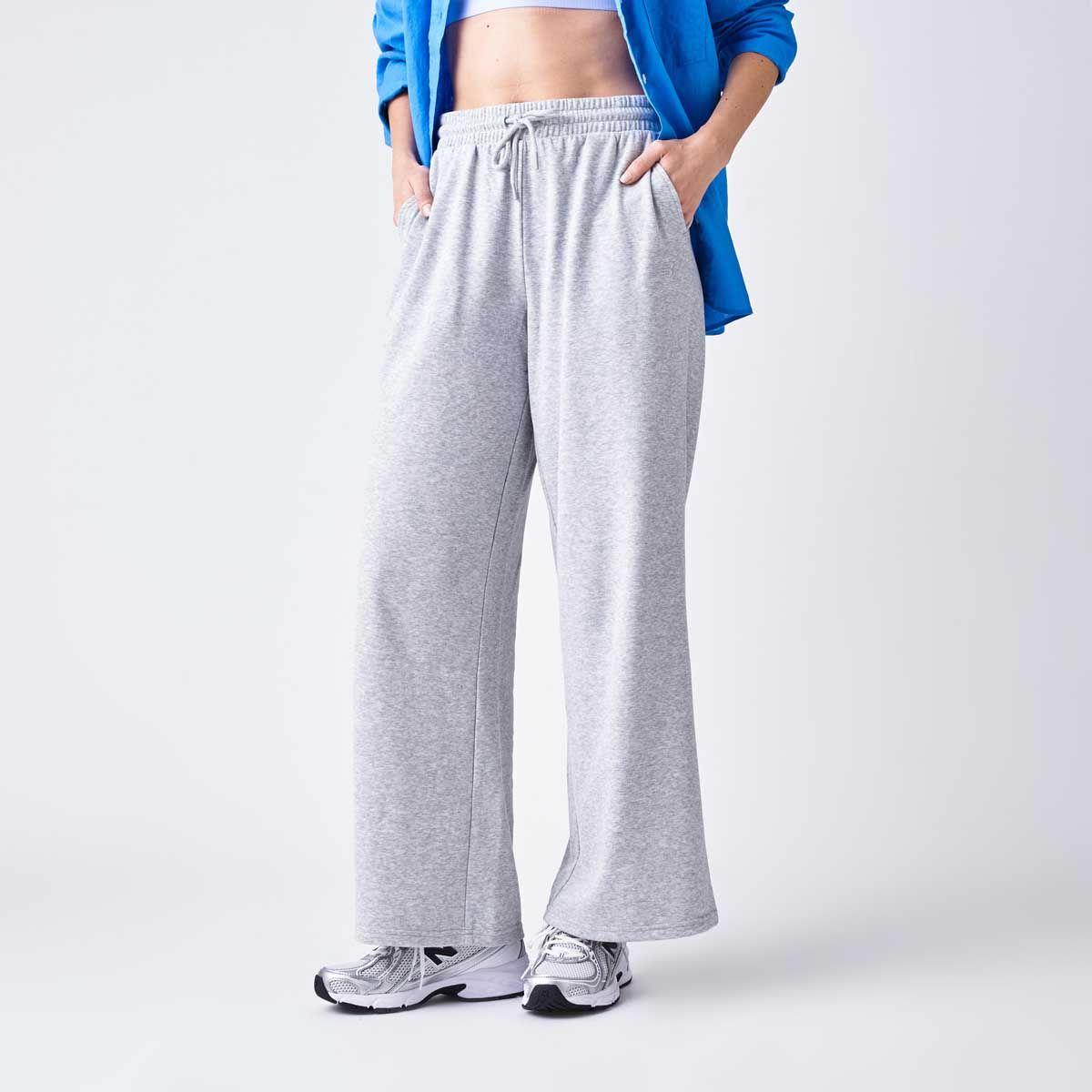 Pantalón Lifestyle Mujer New Balance Coastal Fleece Gris-2