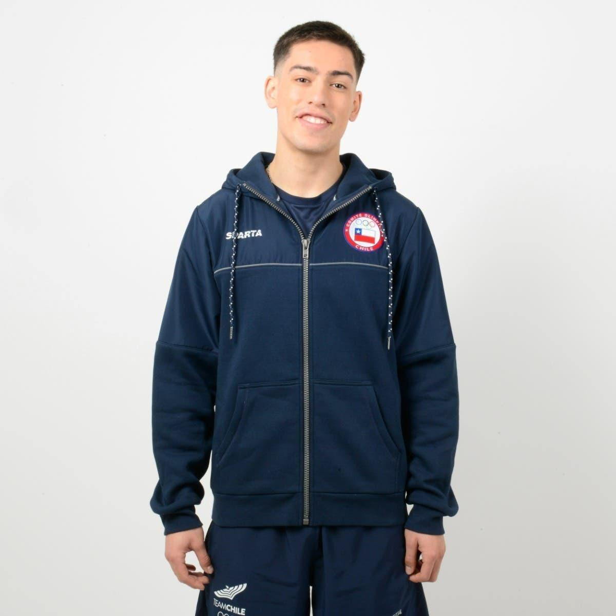 Polerón Hombre Sparta Team Chile Azul-3