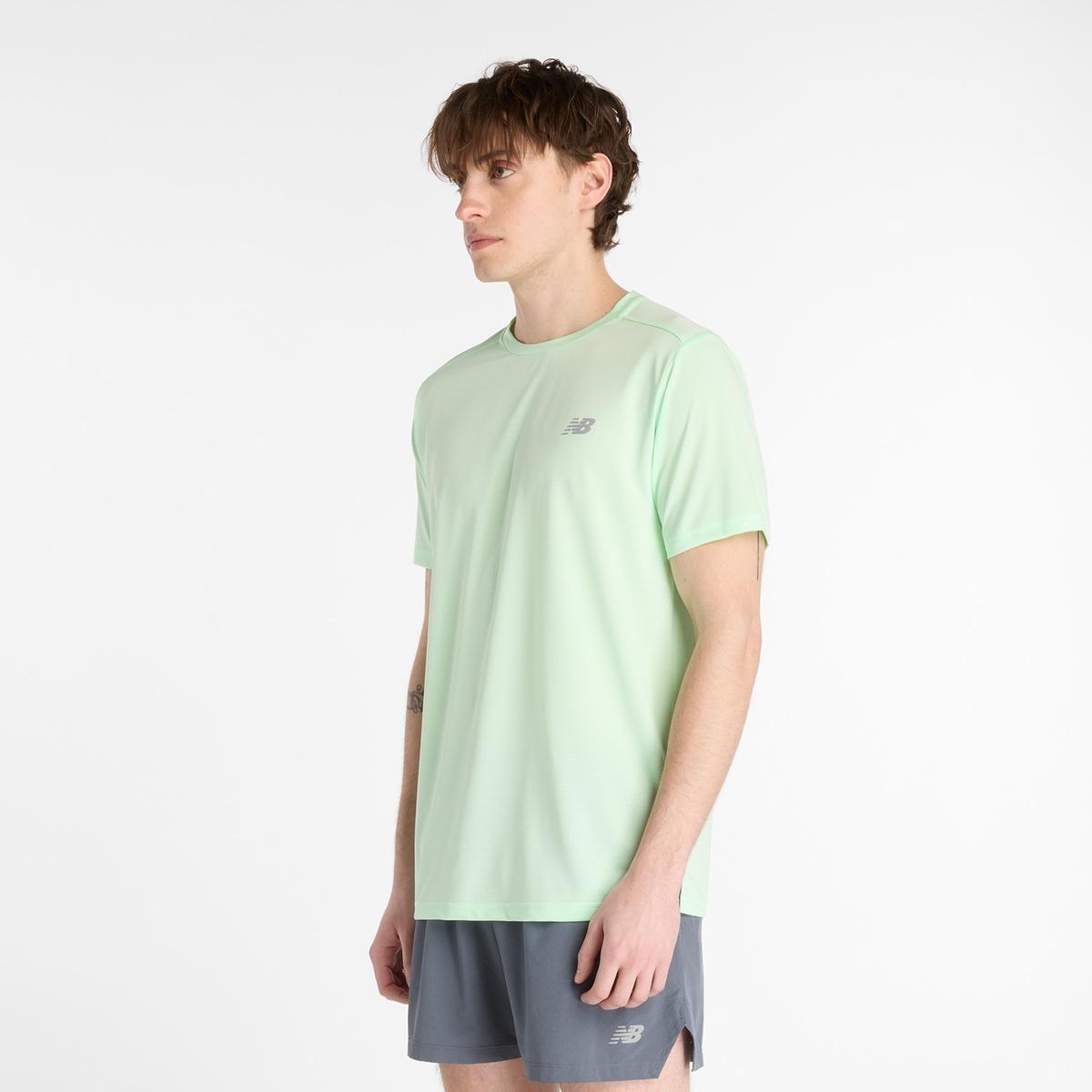 Polera Running Hombre New Balance Sport Essentials Verde-2