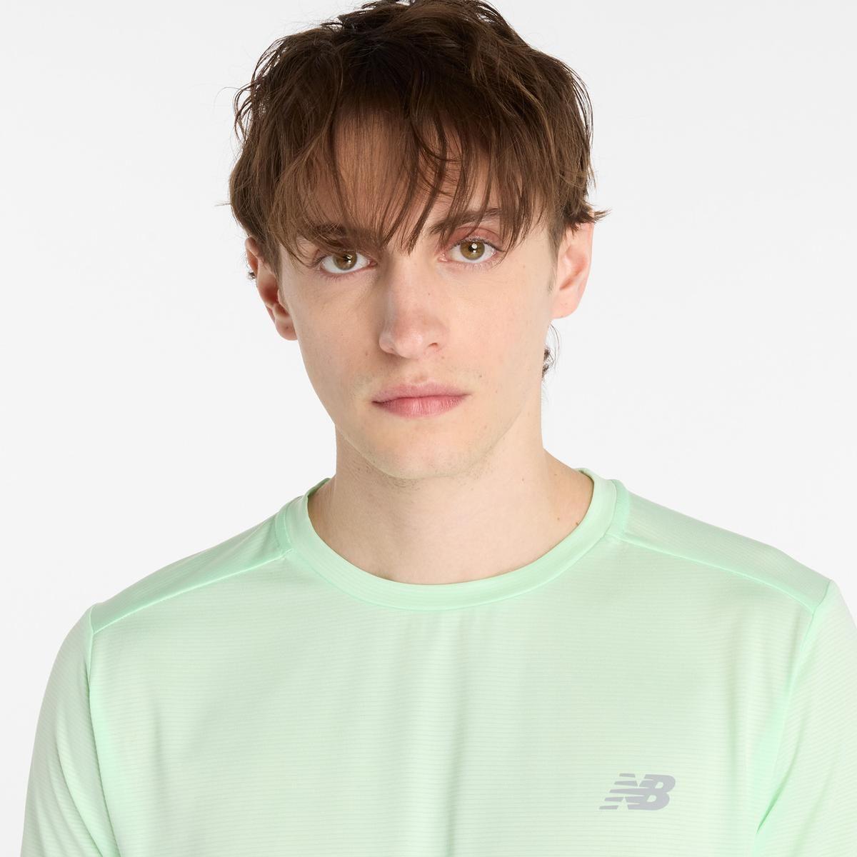 Polera Running Hombre New Balance Sport Essentials Verde-3