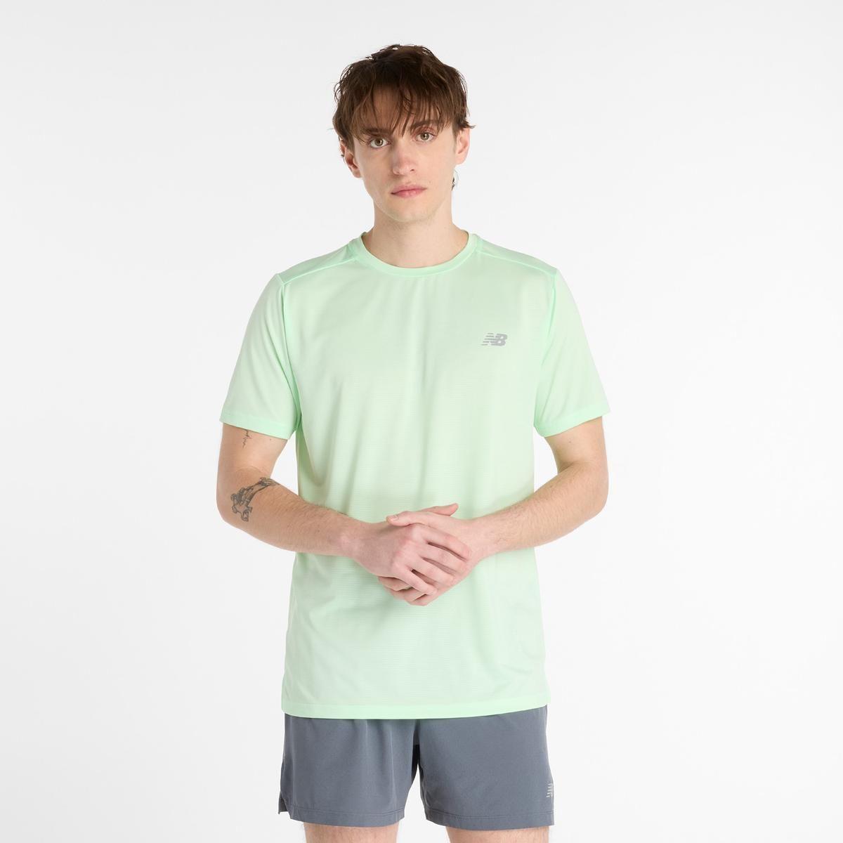 Polera Running Hombre New Balance Sport Essentials Verde-5