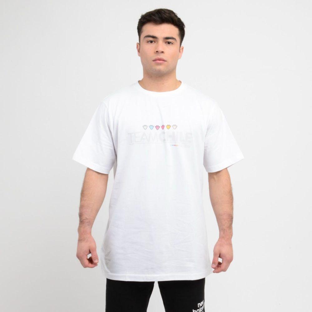 Polera Hombre Team Chile Blanca-0