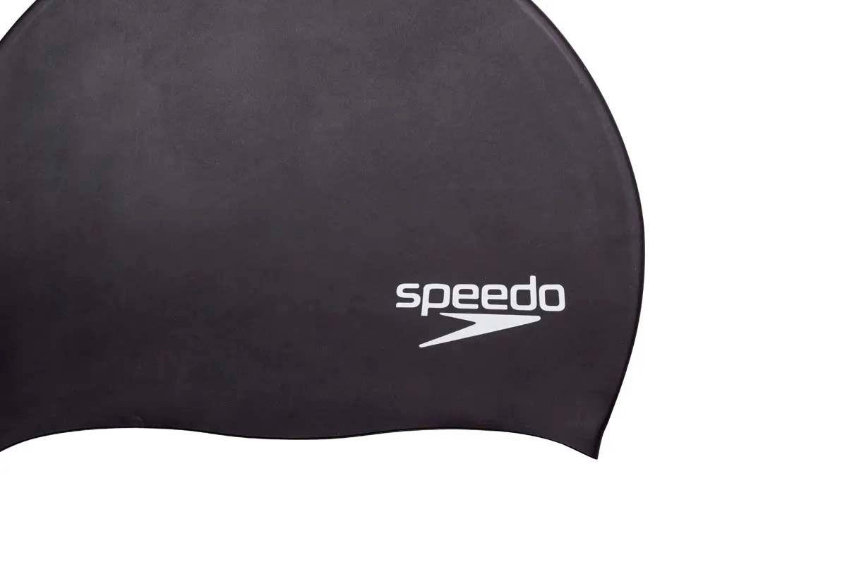 Gorro Natación Unisex Speedo Elastomeric Silicone Cap Negro-2