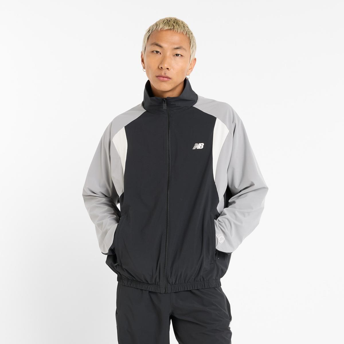 Chaqueta Lifestyle Hombre New Balance In Game Negra-0
