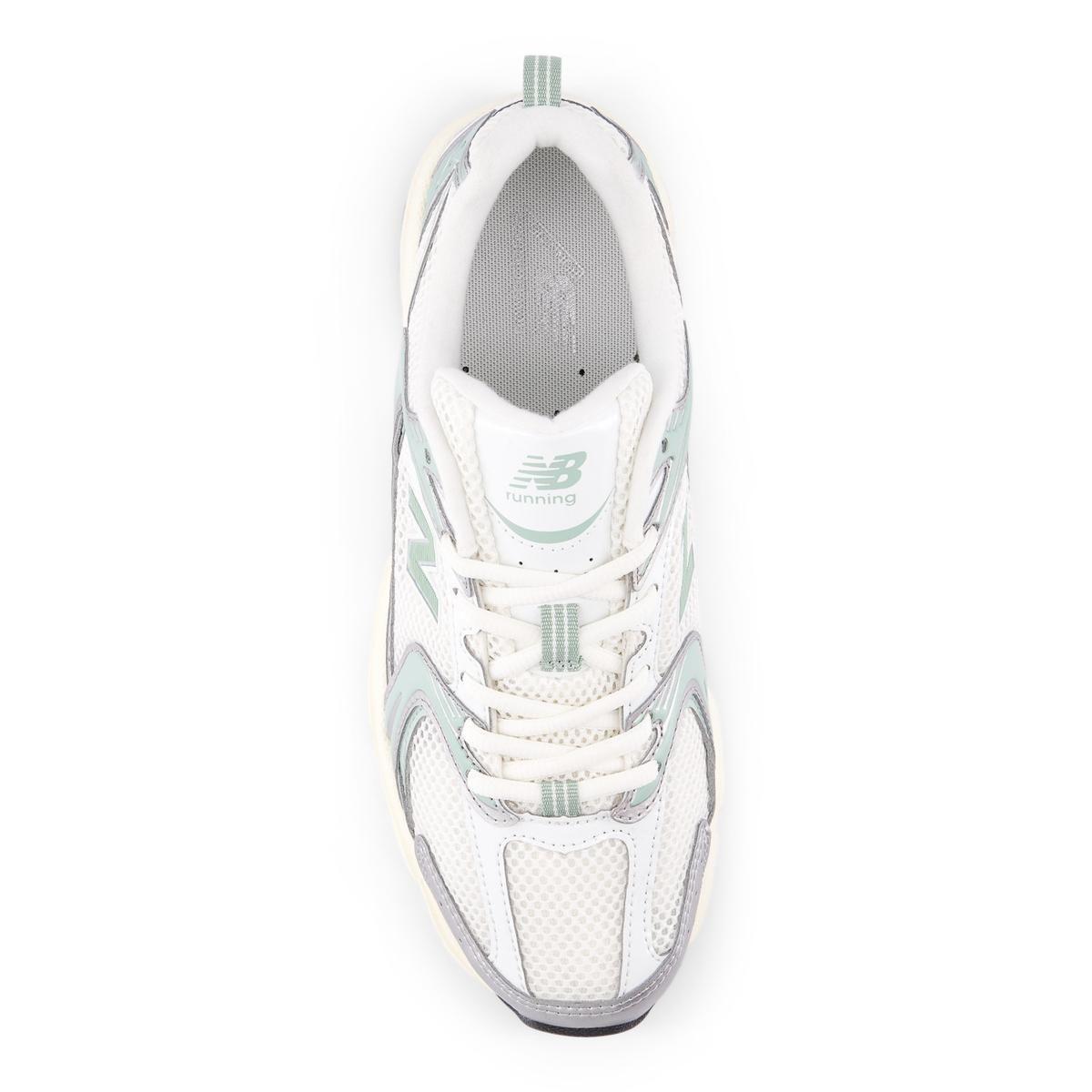 Zapatillas Urbanas Unisex New Balance 530 Blanca Plateado-2