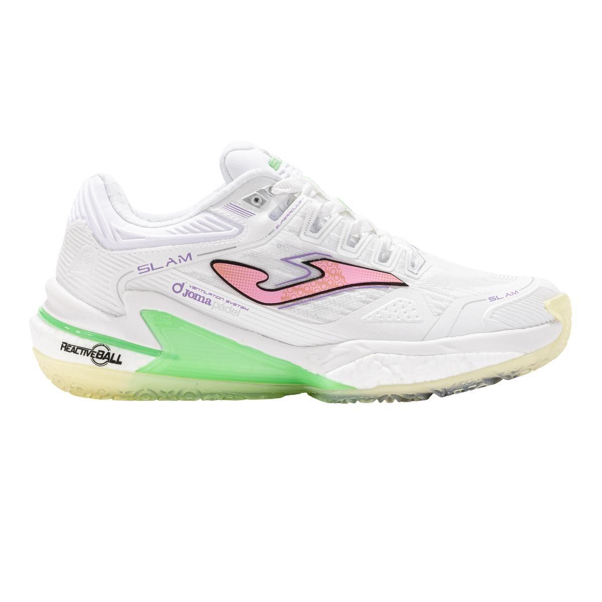 Zapatillas Pádel Mujer Joma Slam Blanca-0