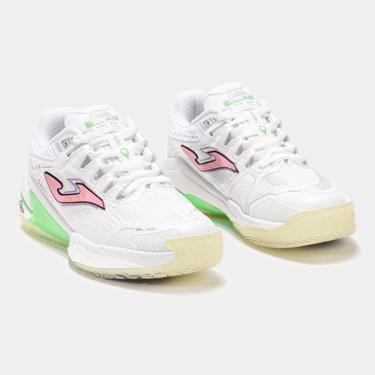 Zapatillas Pádel Mujer Joma Slam Blanca-1
