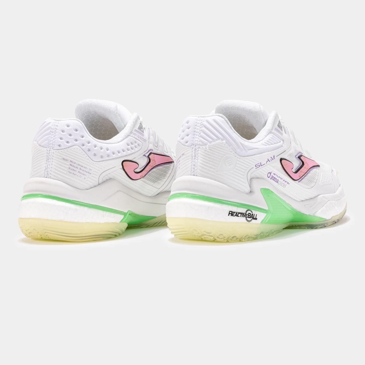 Zapatillas Pádel Mujer Joma Slam Blanca-2
