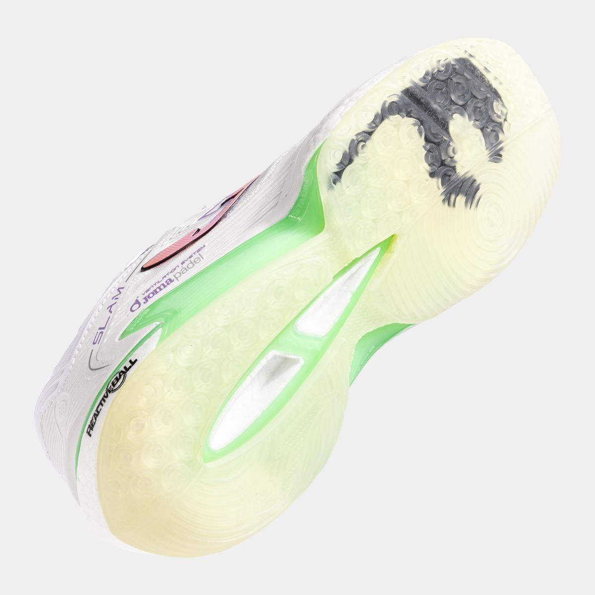 Zapatillas Pádel Mujer Joma Slam Blanca-4