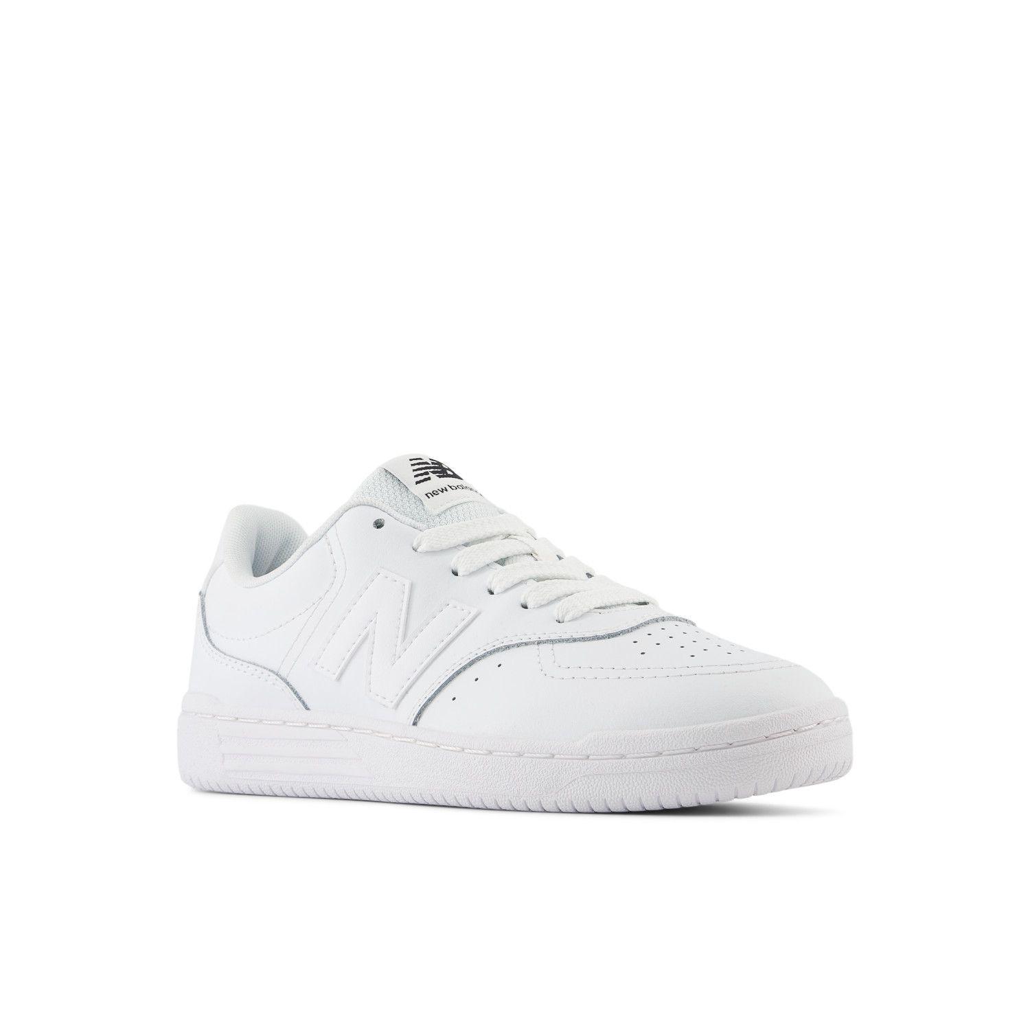 Zapatillas Urbanas Niño New Balance 80 Blanca-4