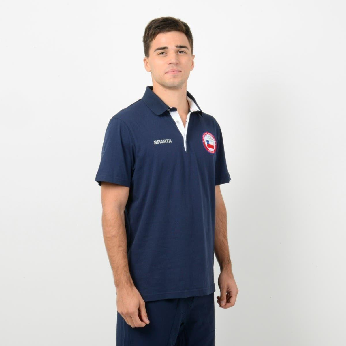 Polera Hombre Sparta Team Chile Azul-1