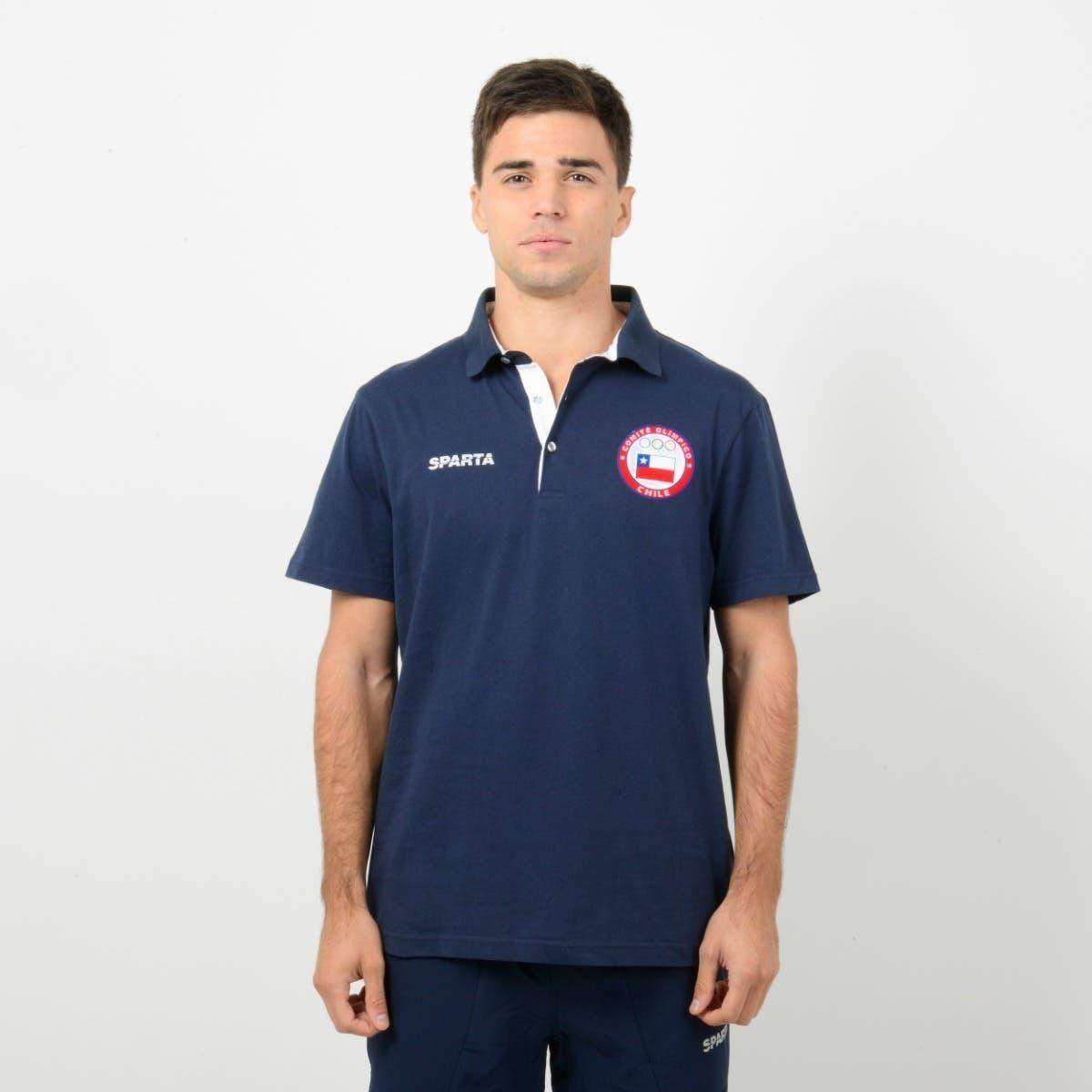 Polera Hombre Sparta Team Chile Azul-2