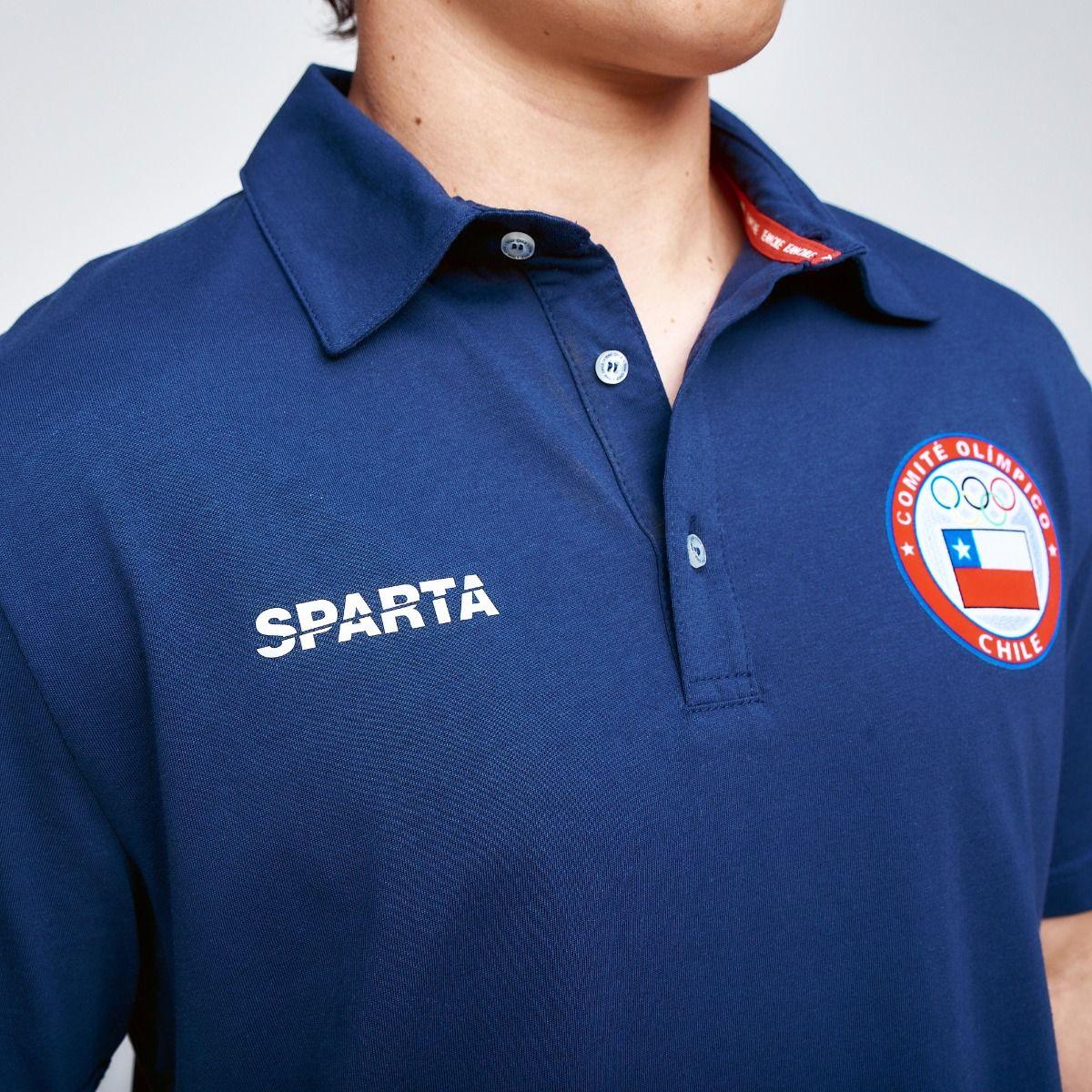 Polera Hombre Sparta Team Chile Azul-1