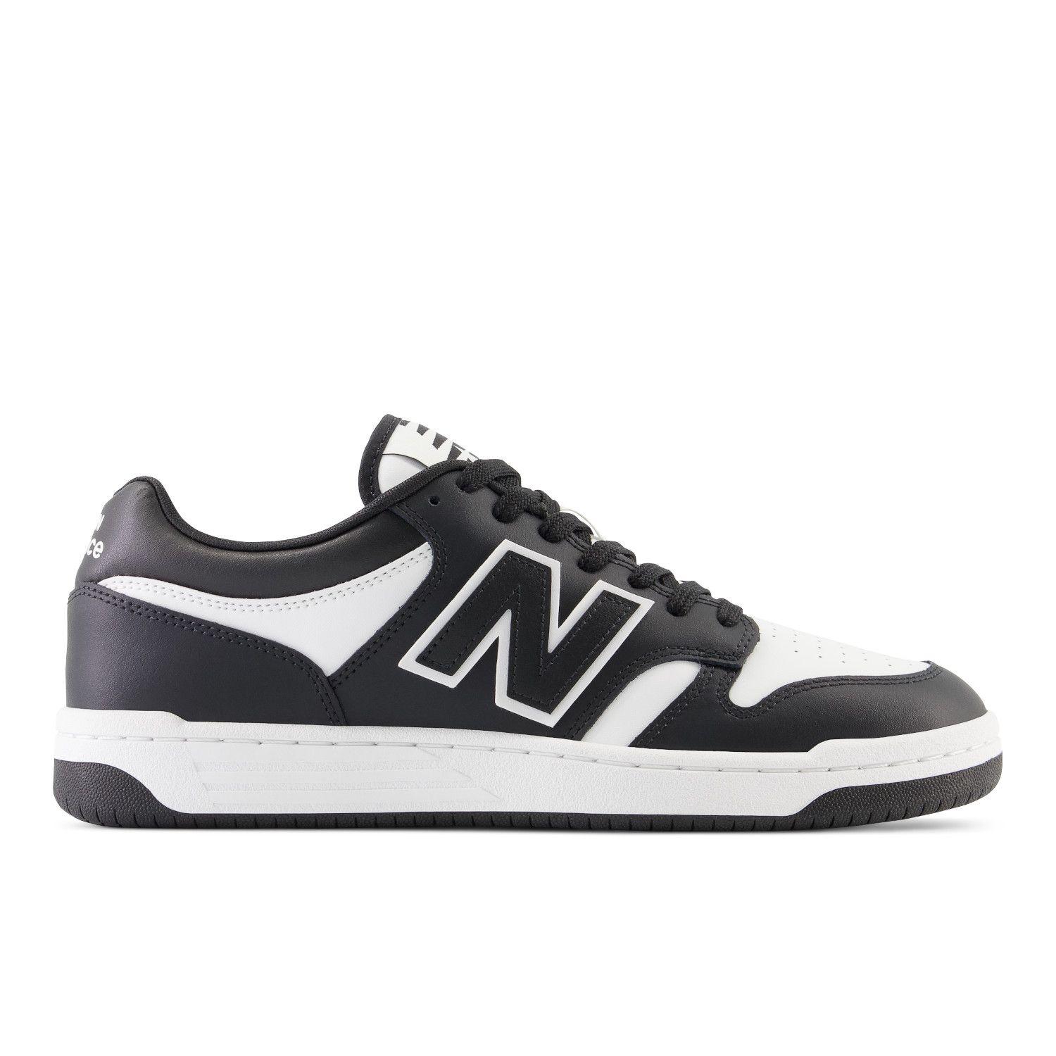 Zapatillas Urbanas Hombre New Balance 480 Negras/Blancas-0