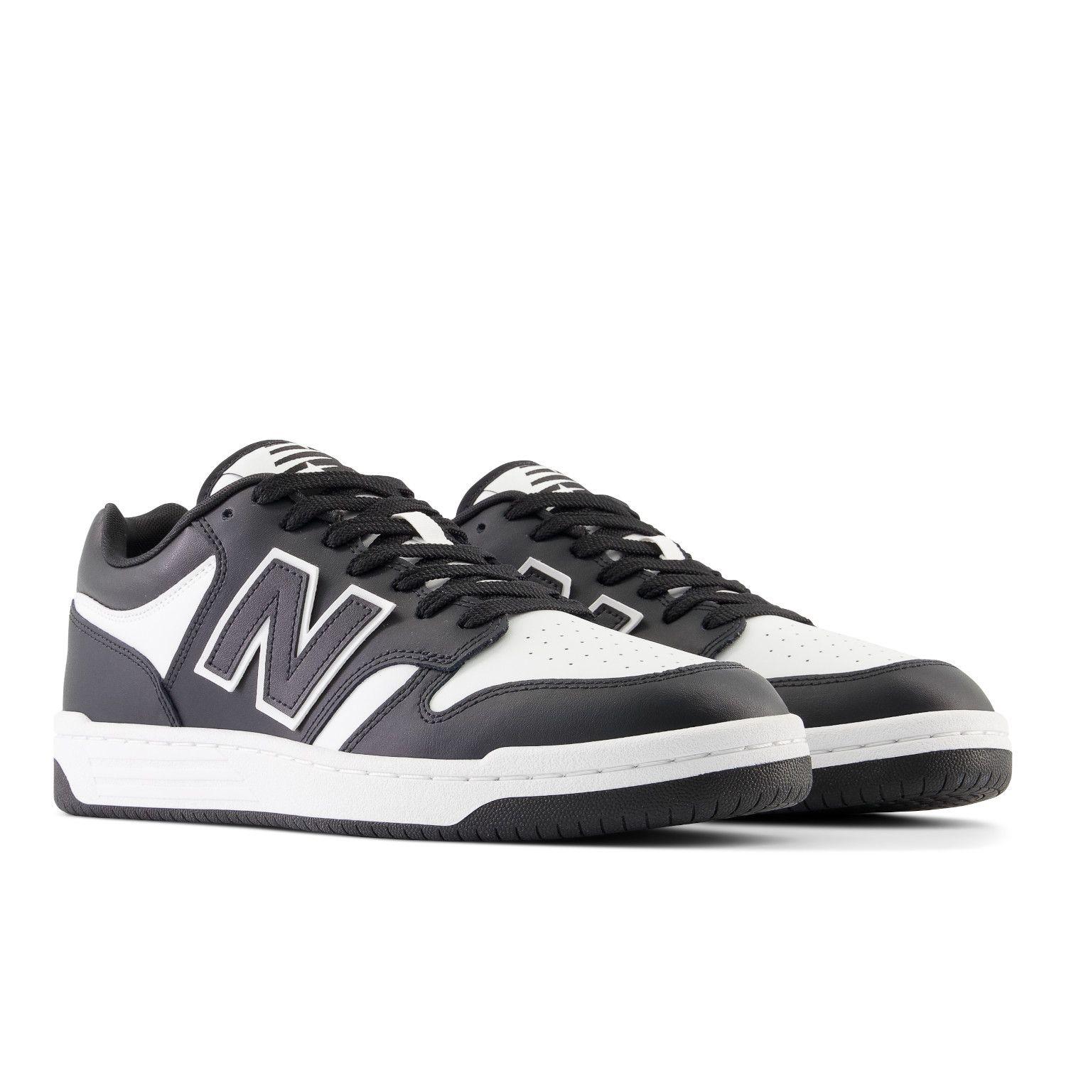 Zapatillas Urbanas Hombre New Balance 480 Negras/Blancas-3