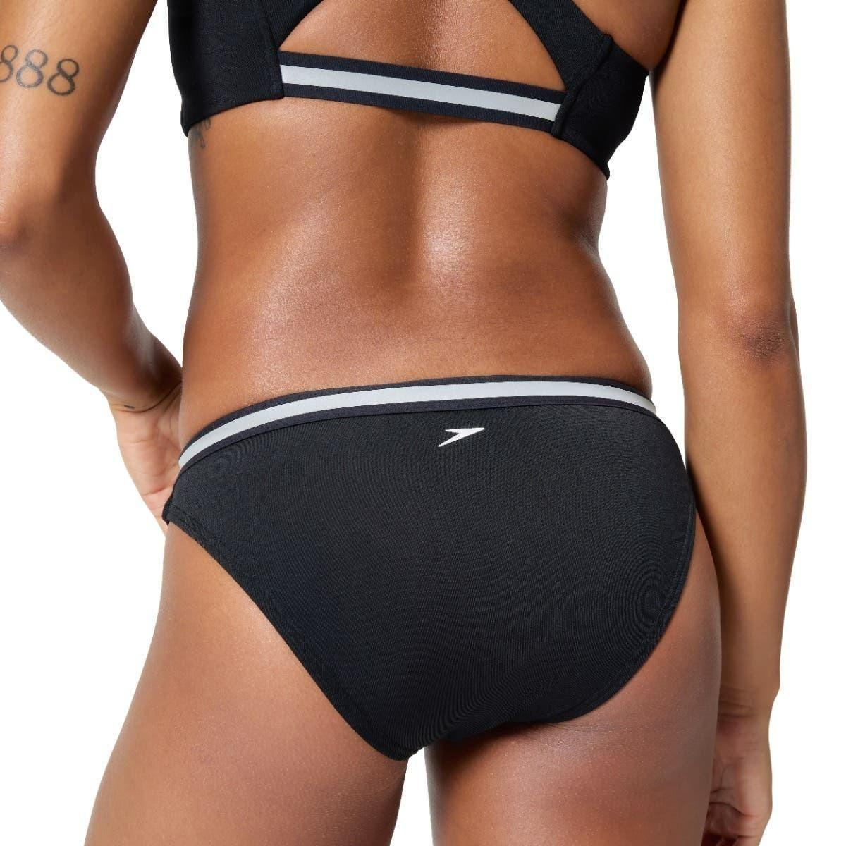 Traje de Baño Natación Mujer Speedo V Class 2 Piezas Negro-4