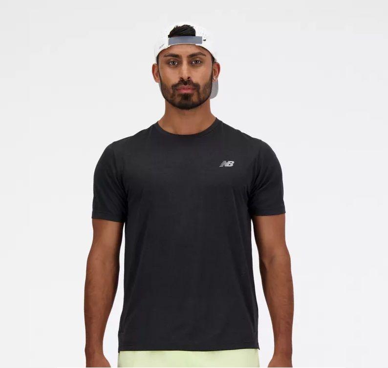Polera Hombre Running New Balance Negro-0