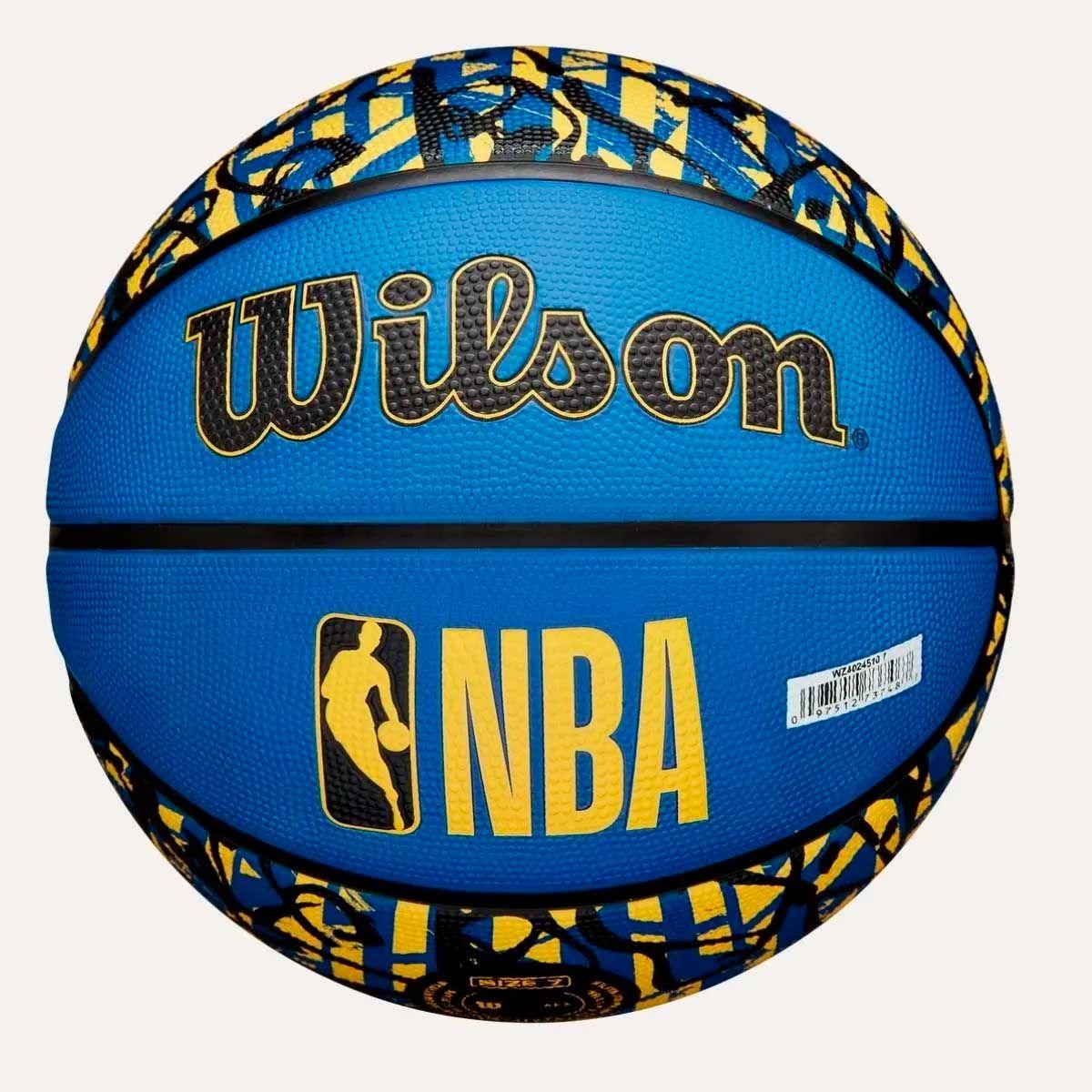 Balón Basquetbol Wilson NBA team graffiti BSKT GS Warriors 7-0