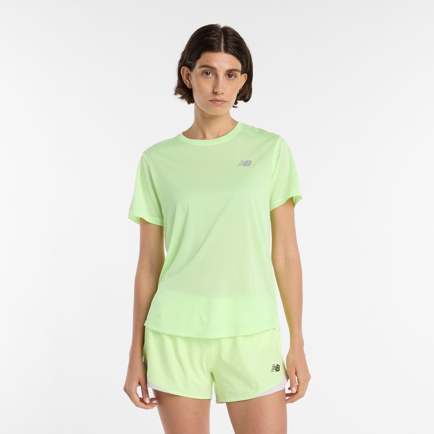 Polera Running Mujer New Balance RC Essential Amarilla-1