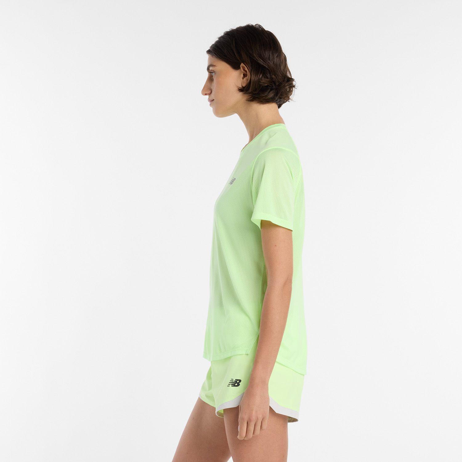 Polera Running Mujer New Balance RC Essential Amarilla-2