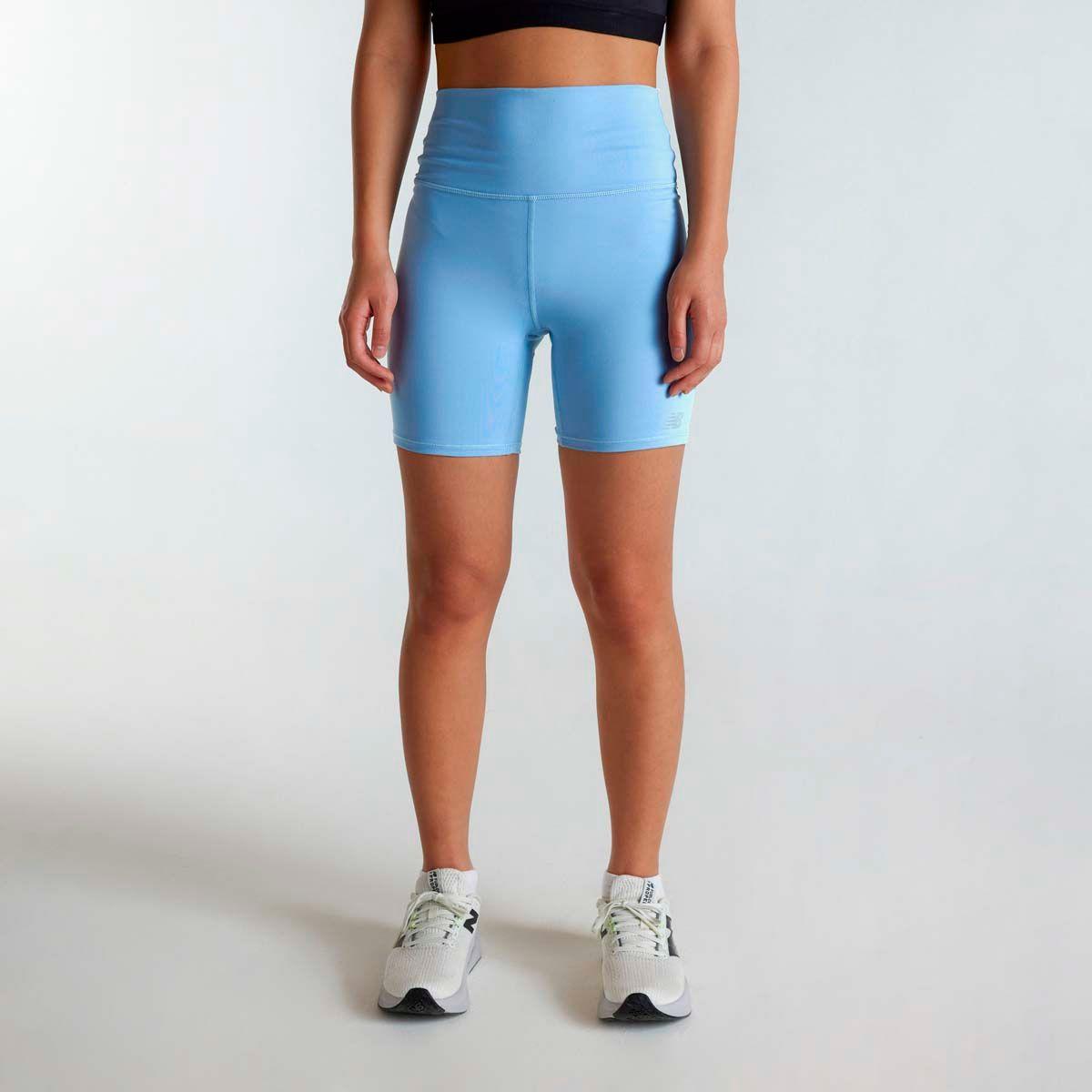 Calzas Mujer New Balance Harmony High Rise Celeste-0