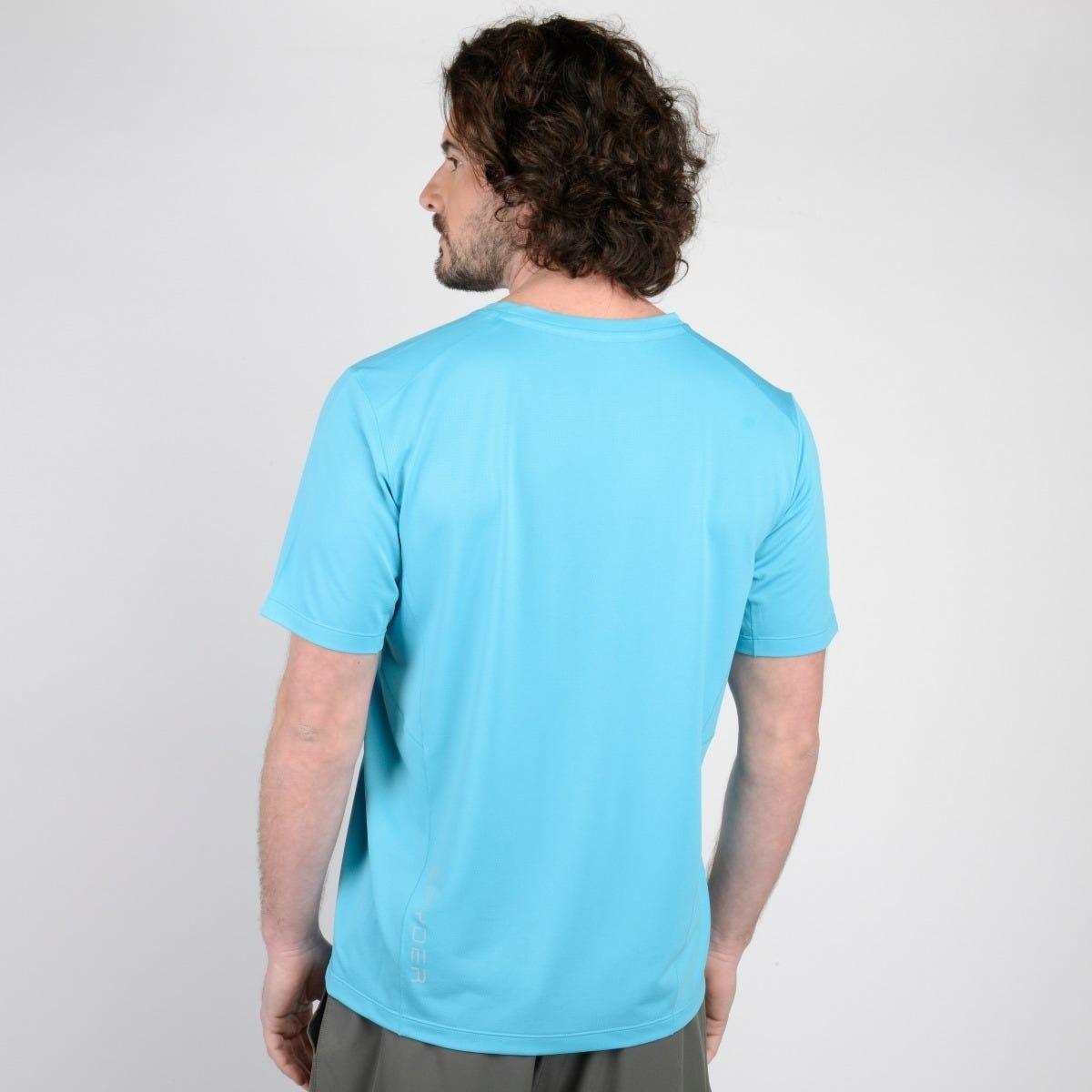 Polera Entrenamiento Hombre Spyder Celeste-2