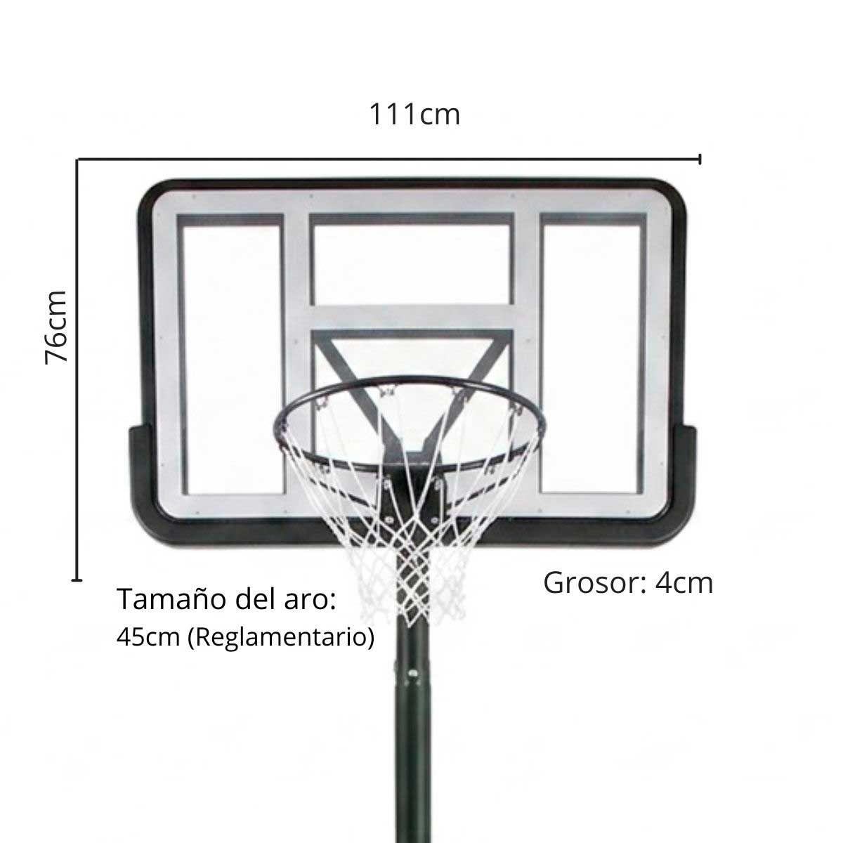 Aro Basquetbol Ajustable Spoga Stand Advance Aro 45cm-2
