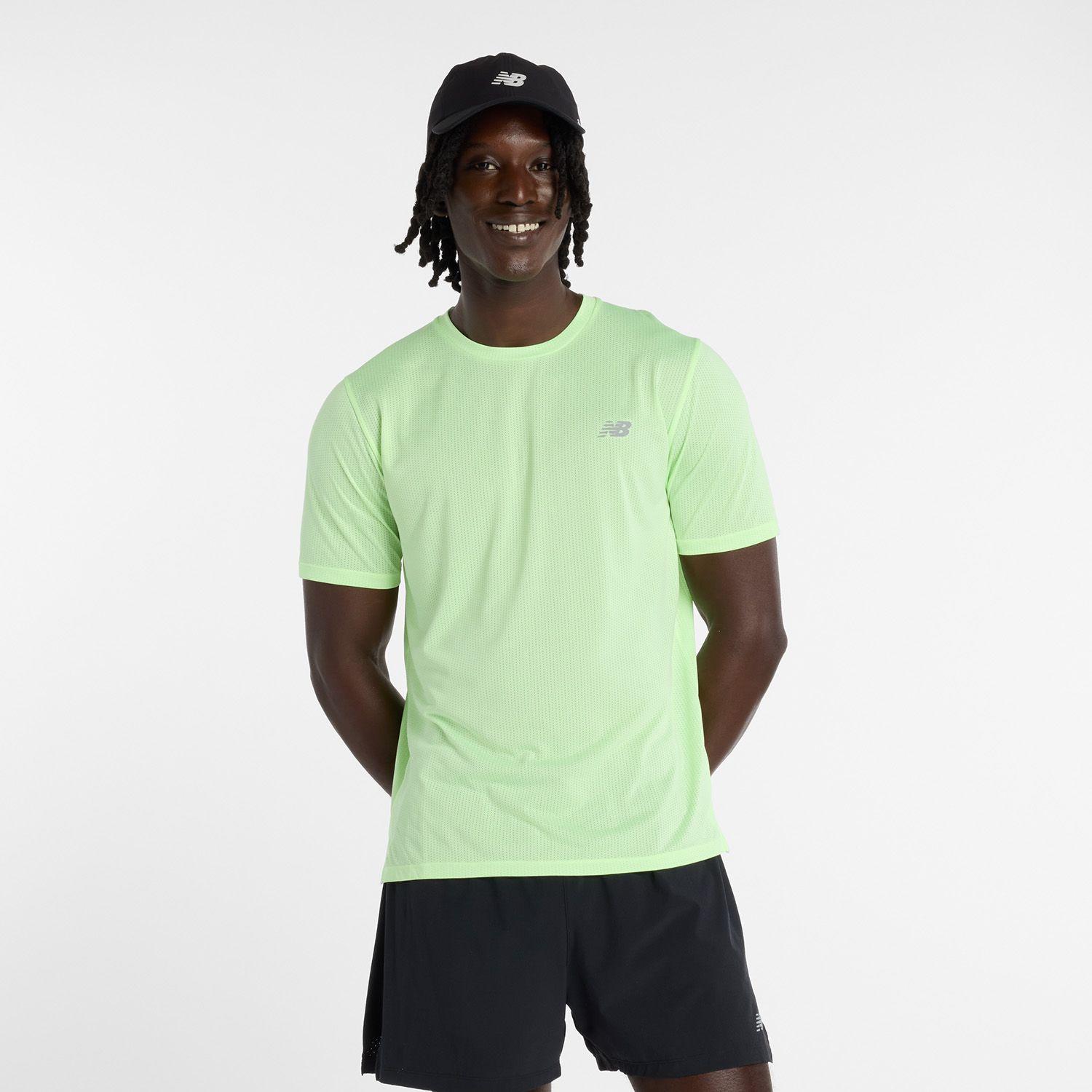 Polera Running Hombre New Balance RC Essential Amarilla-1