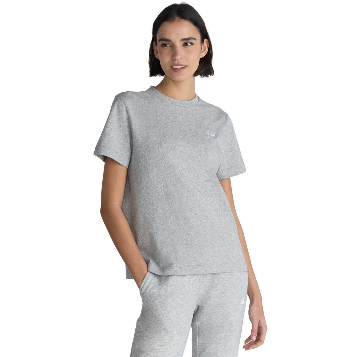 Polera Lifestyle Mujer New Balance Sport Essentials Gris-0