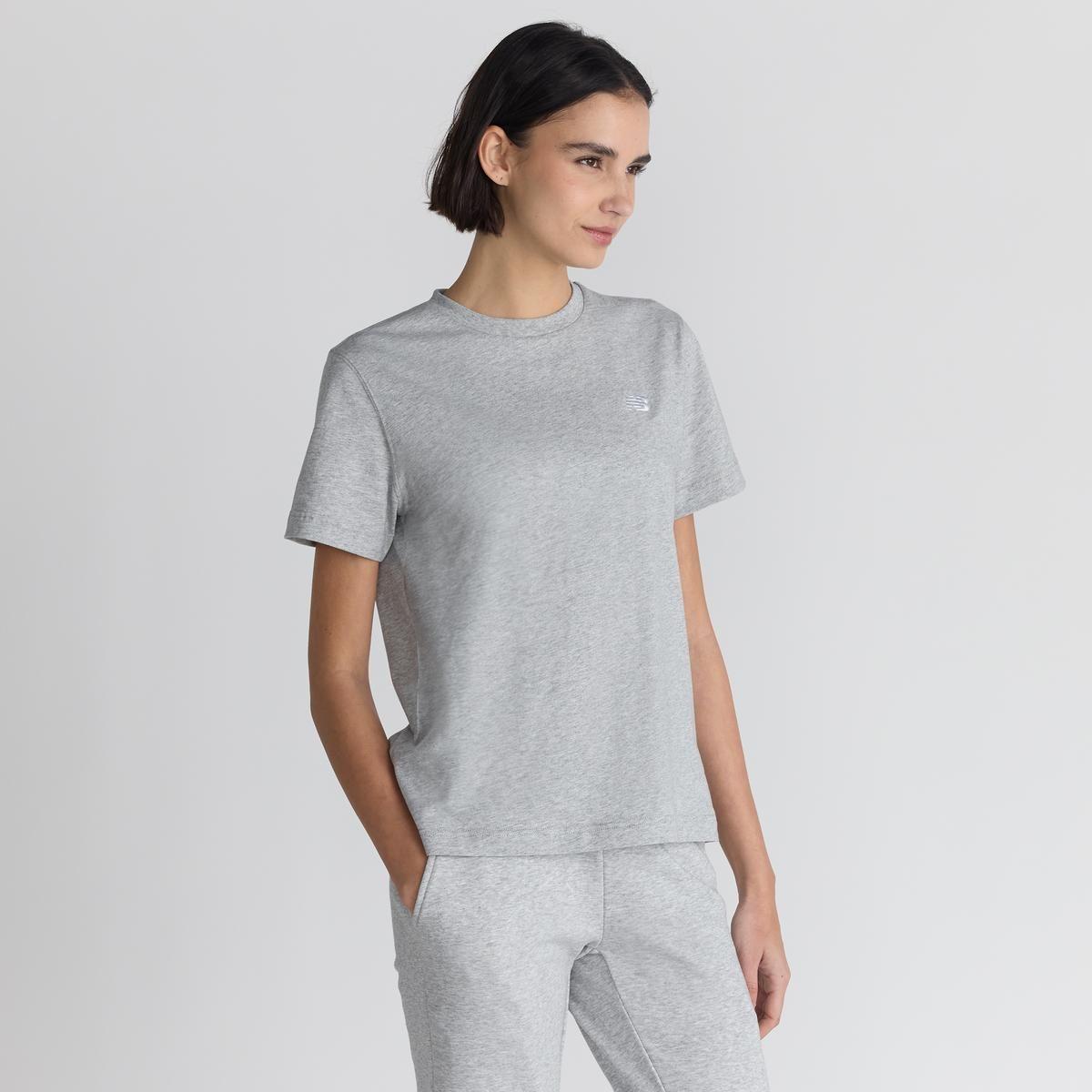 Polera Lifestyle Mujer New Balance Sport Essentials Gris-1