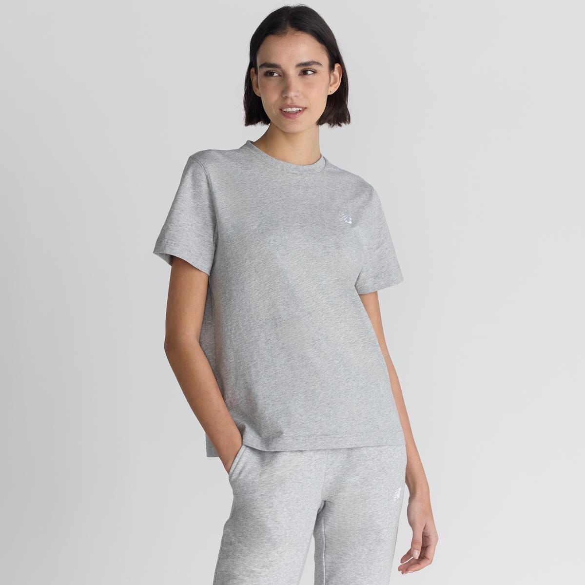 Polera Lifestyle Mujer New Balance Sport Essentials Gris-3