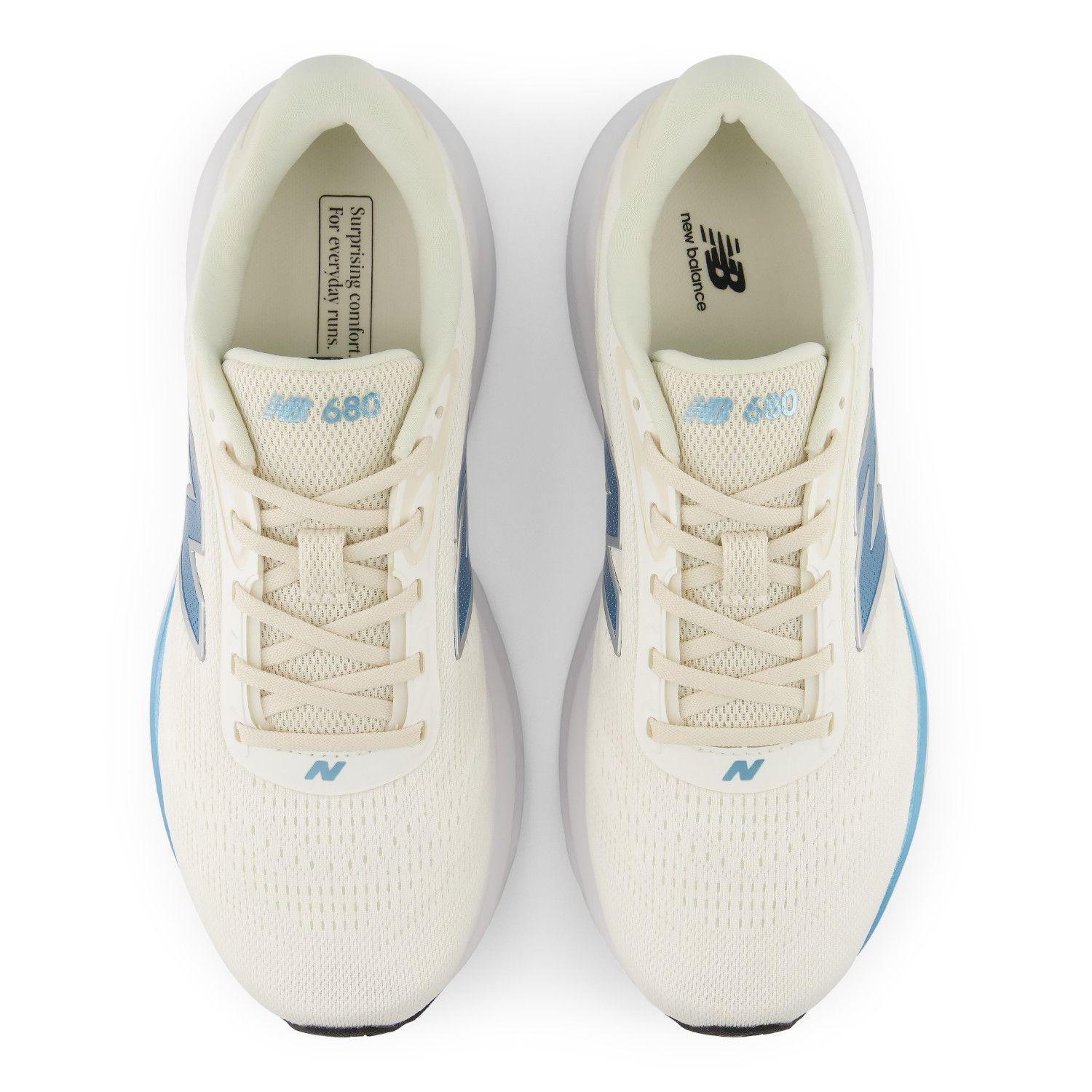 Zapatillas Running Mujer New Balance 680 v9 Crema/Celeste-2