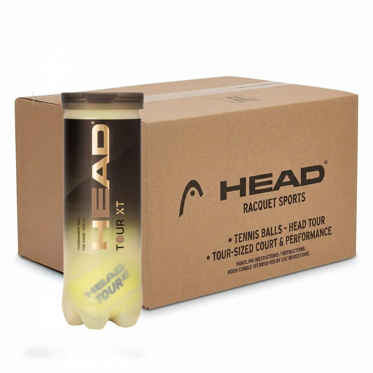 Caja 24 Tarros de Pelotas de Tenis Head 3B Tour XT-0