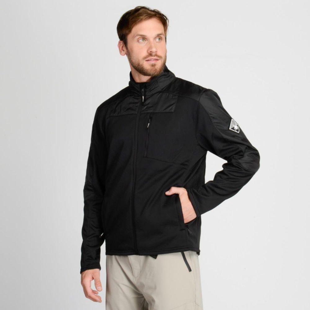 Chaqueta Outdoor Hombre Spyder Hybrid Jacket Negra-3