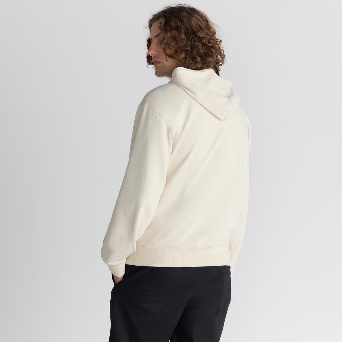 Poleron Hombre Sport Essentials Hoodie Beige-1