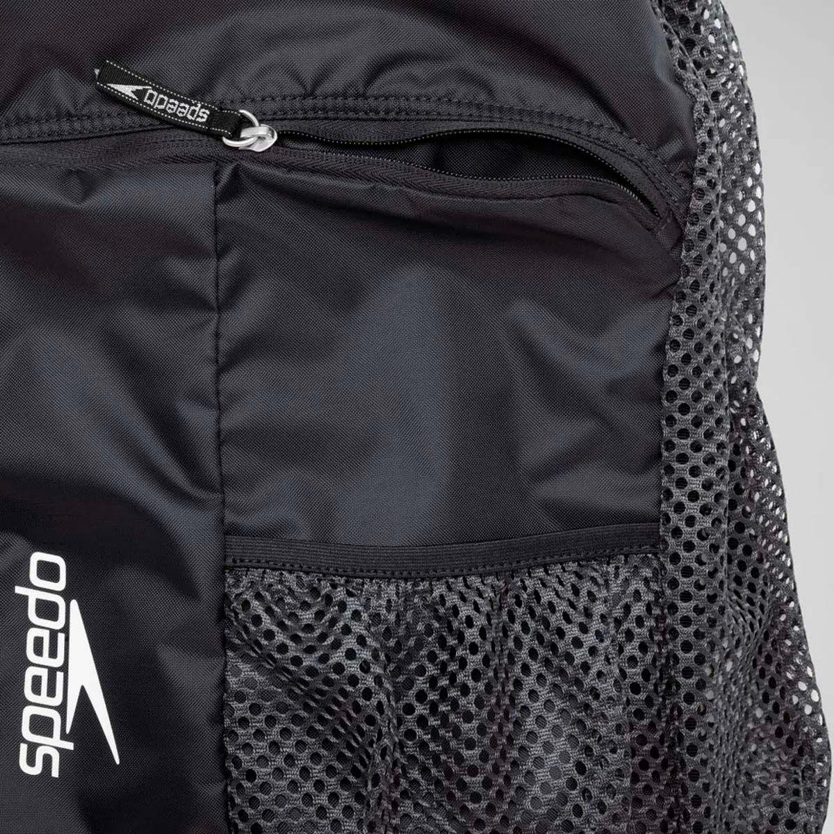 Mochila Natación Speedo Ventilator Deluxe Mesh Bag Negra-2