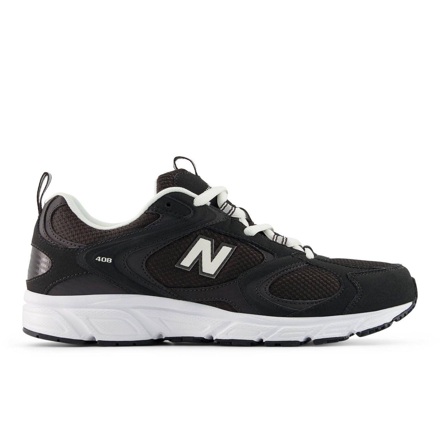 Zapatillas Urbanas Unisex New Balance 408 Negras/Blancas-0