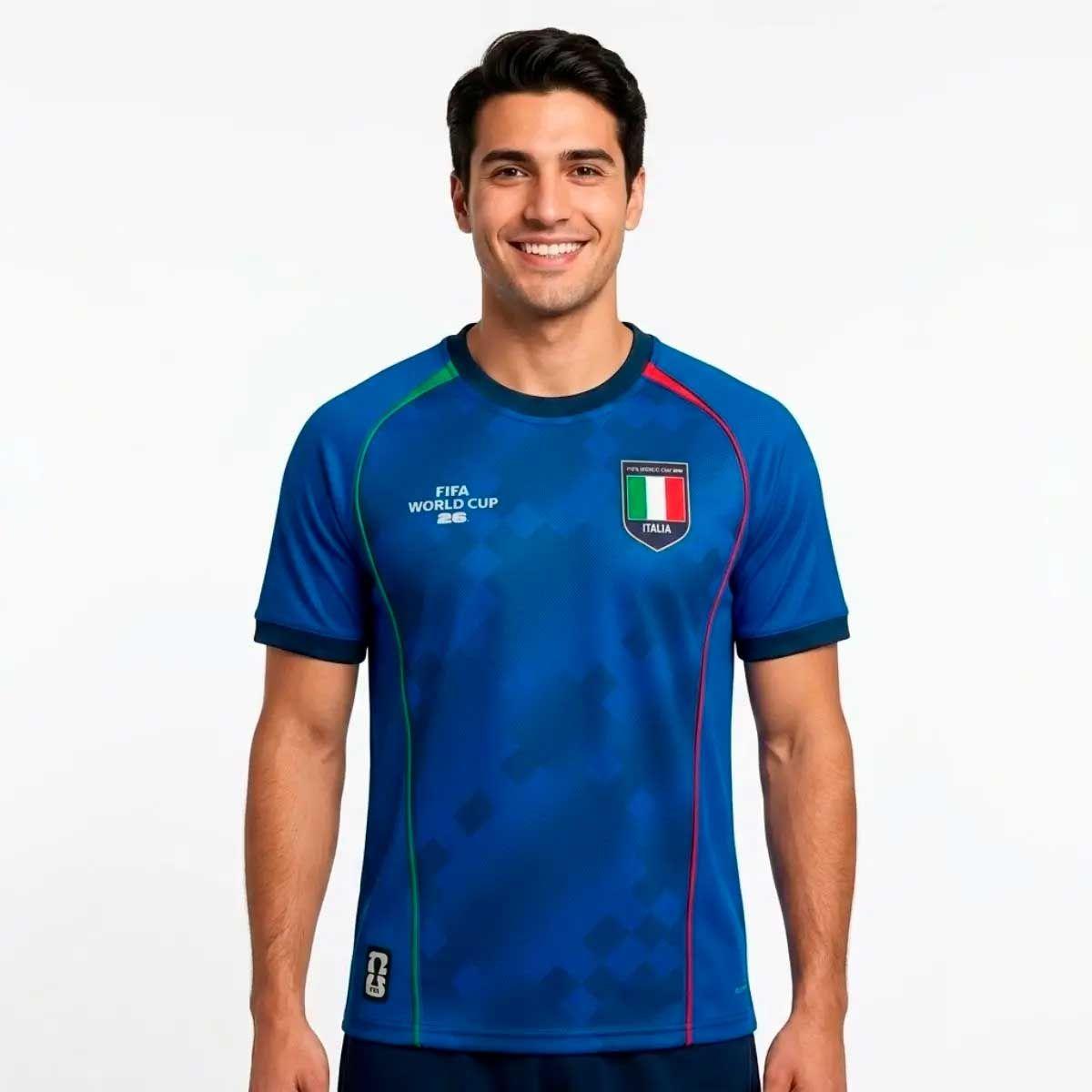 Camiseta Futbol hombre Fexpro fifa fanwear ROTW Italia Azul-0