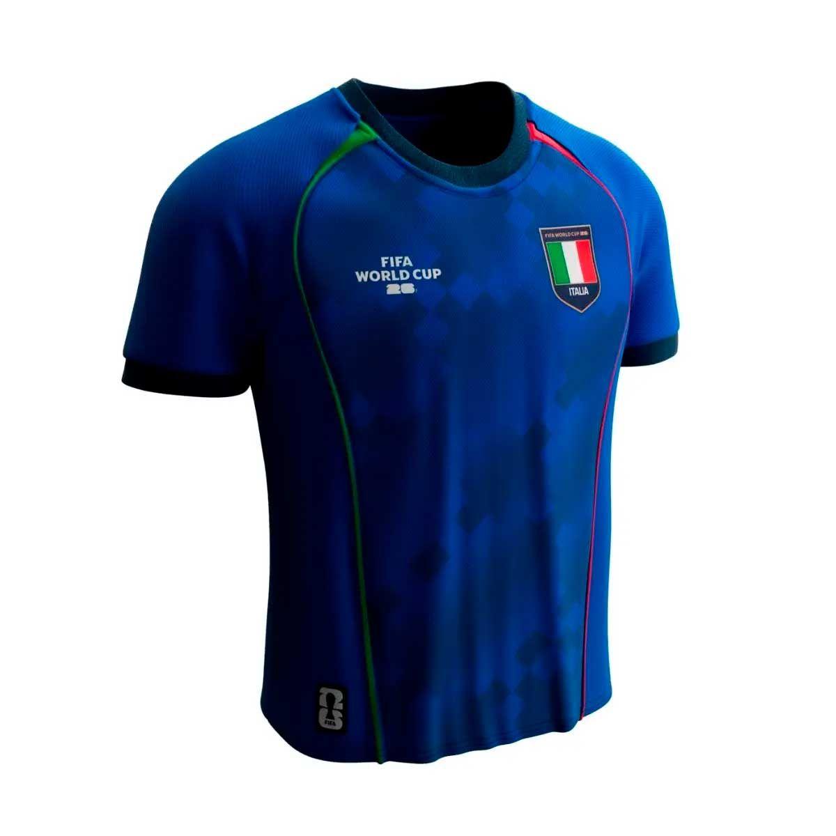 Camiseta Futbol hombre Fexpro fifa fanwear ROTW Italia Azul-1