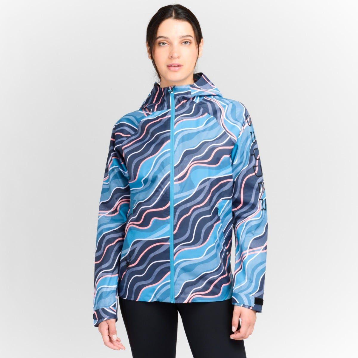 Cortaviento Mujer Spyder Impermeable Alphine Celeste-0