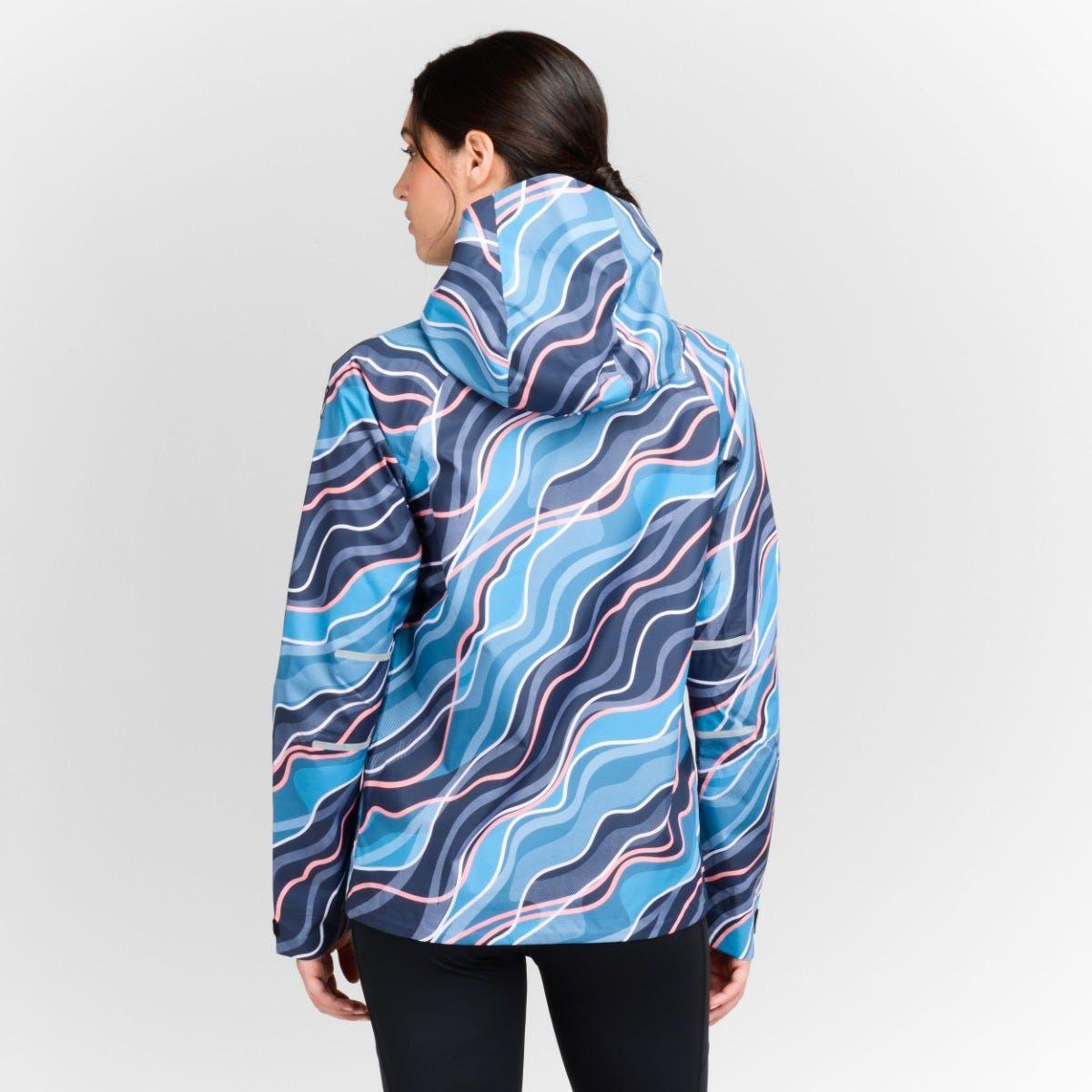 Cortaviento Mujer Spyder Impermeable Alphine Celeste-2