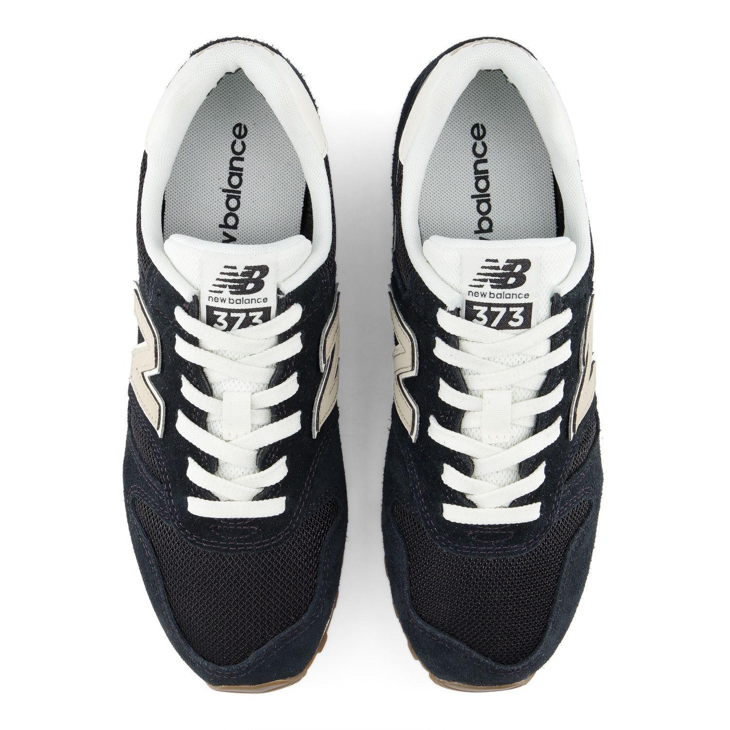 Zapatillas Urbanas Mujer New Balance 373 Negras/Beiges-2