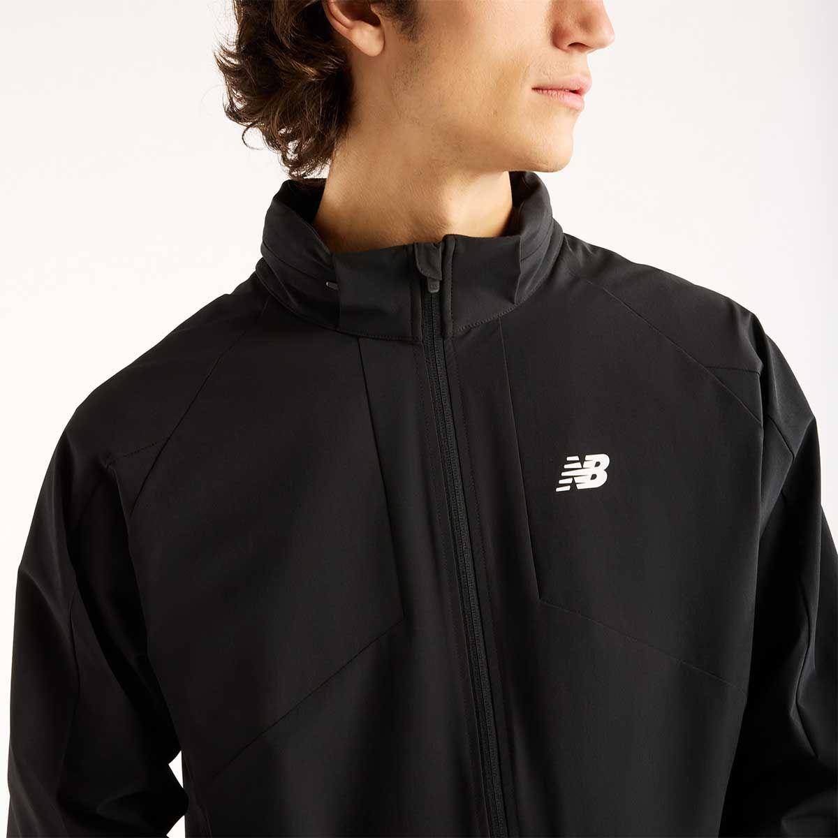 Chaqueta Running Hombre New Balance Utility Stretch Negra-2