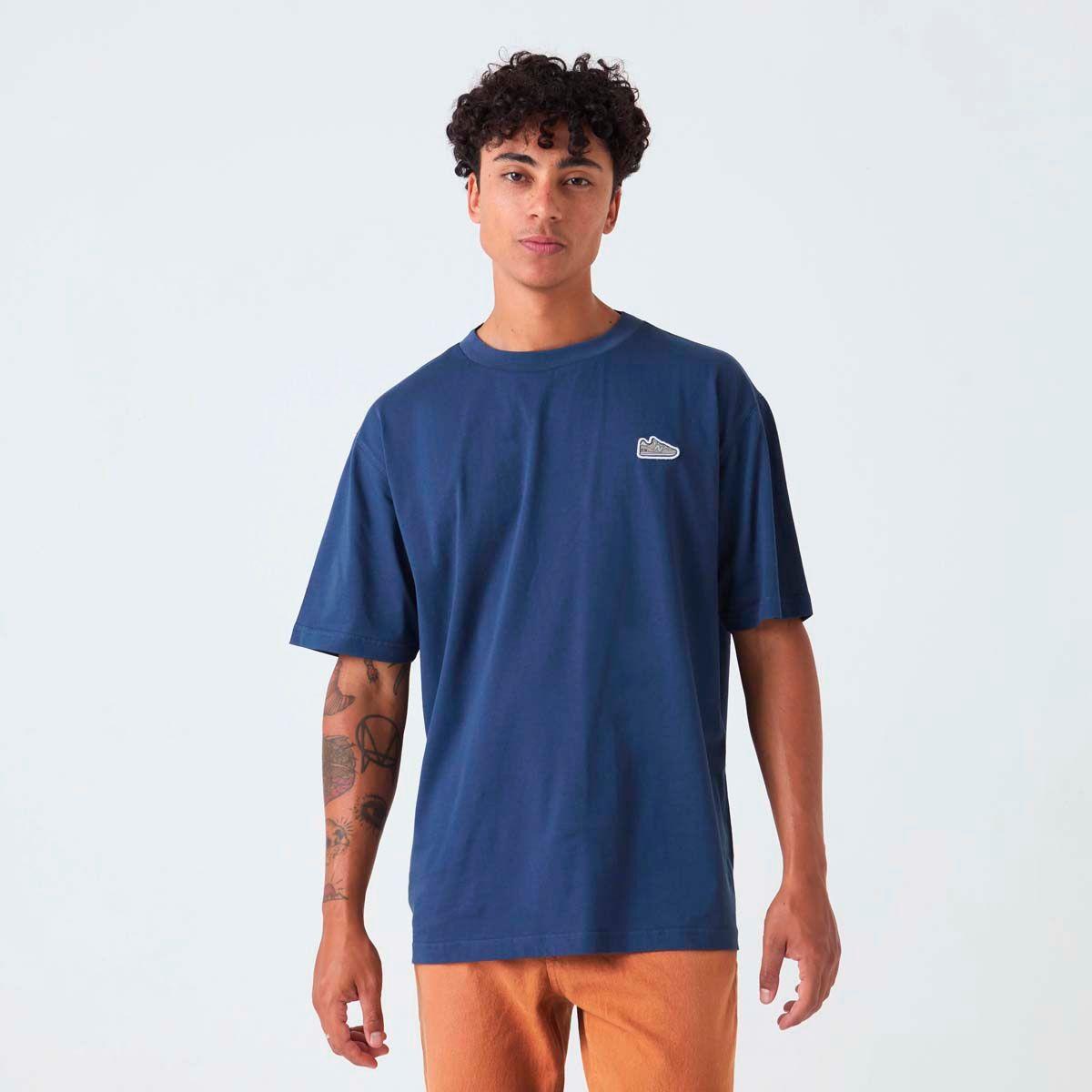 Polera Lifestyle Hombre New Balance Athletics 574 Patch Azul-0