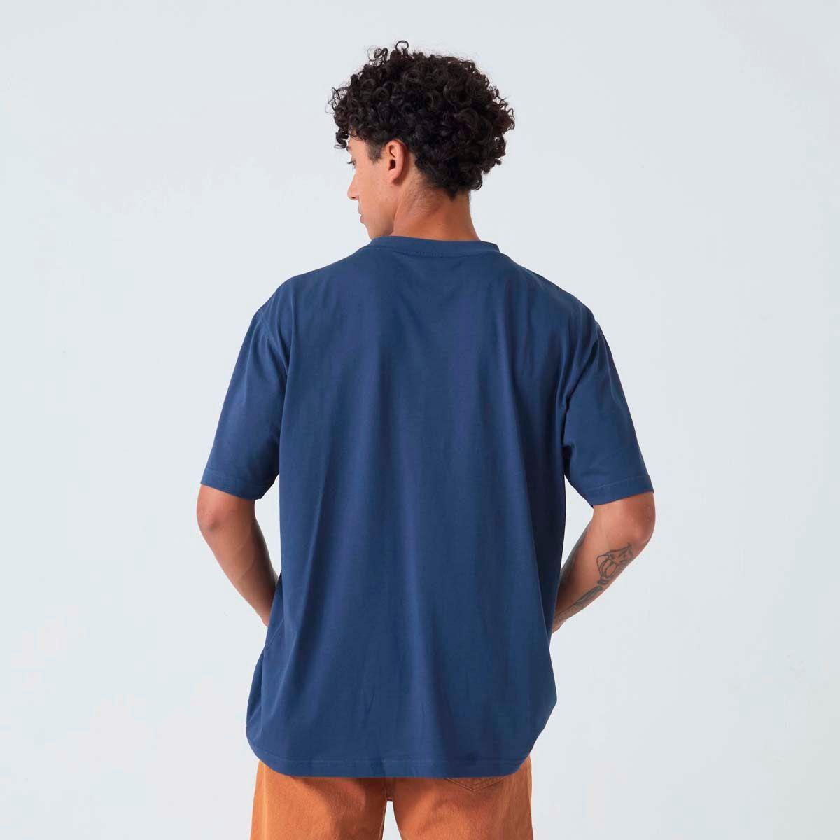 Polera Lifestyle Hombre New Balance Athletics 574 Patch Azul-4