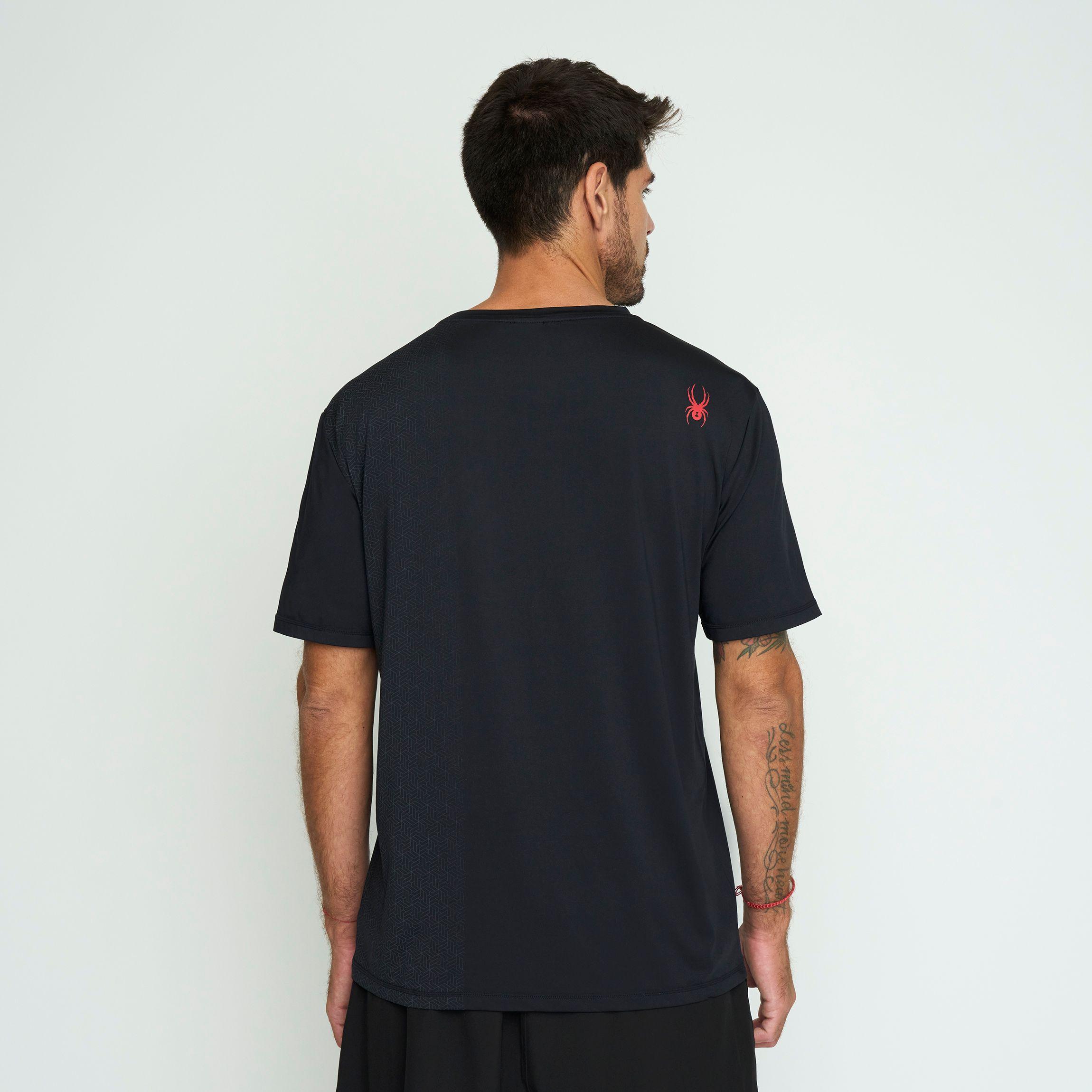 Polera Entrenamiento Hombre Spyder Negro SYMTT02S24BK-2