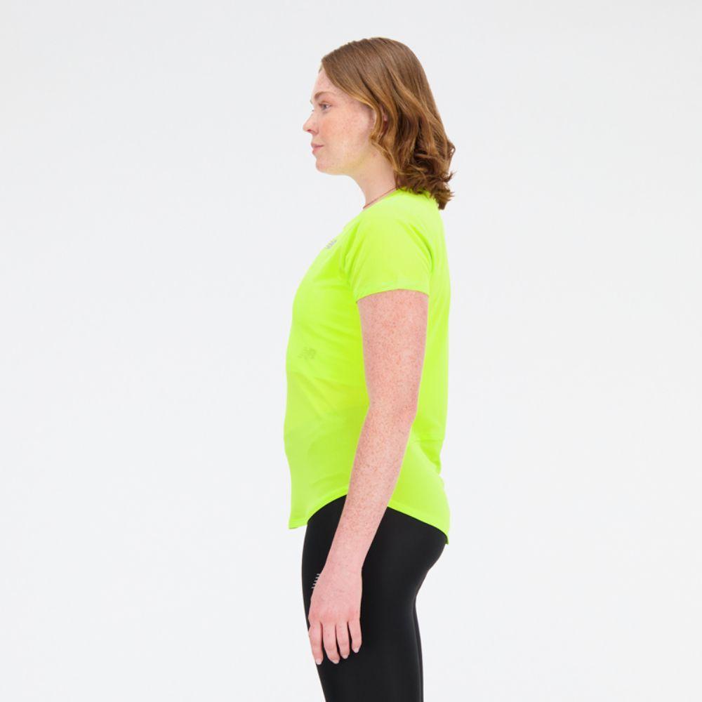 Polera Running Mujer New Balance Accelerate Amarilla-1
